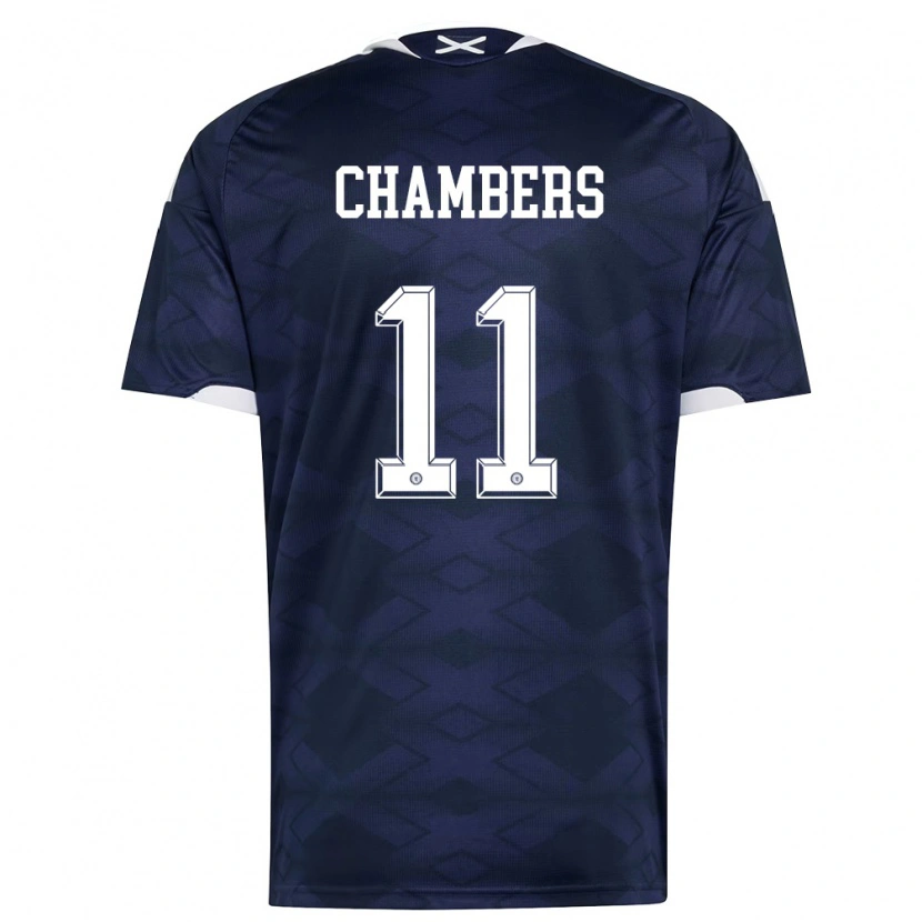 Danxen Women Scotland Sam Chambers #11 Navy White Home Jersey 26-28 T-Shirt