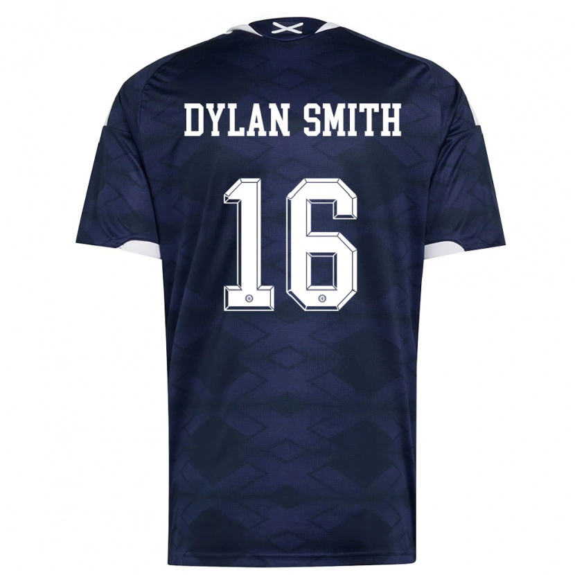 Danxen Women Scotland Dylan Smith #16 Navy White Home Jersey 26-28 T-Shirt