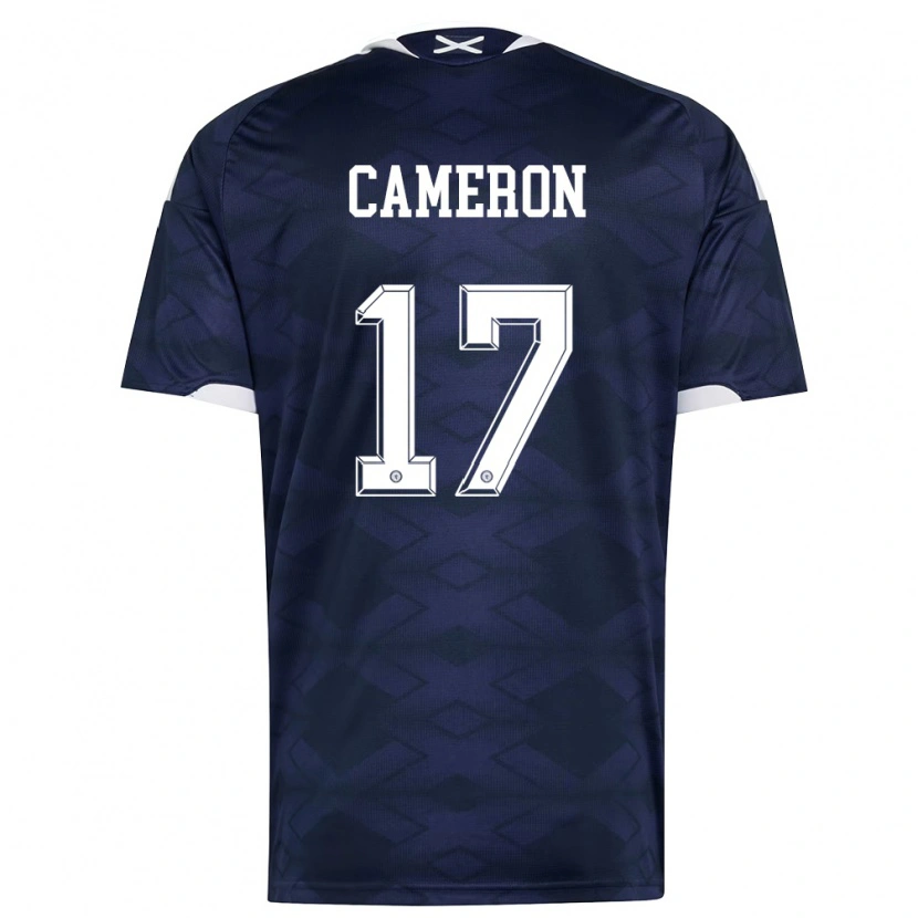 Danxen Women Scotland Max Cameron #17 Navy White Home Jersey 26-28 T-Shirt