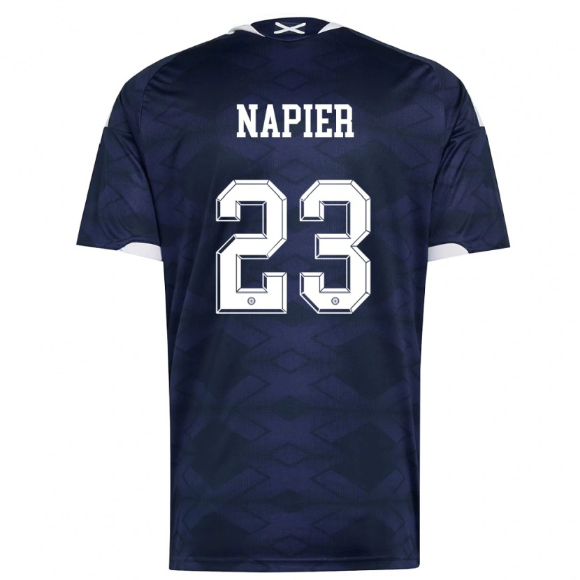 Danxen Women Scotland Jamie-Lee Napier #23 Navy White Home Jersey 26-28 T-Shirt