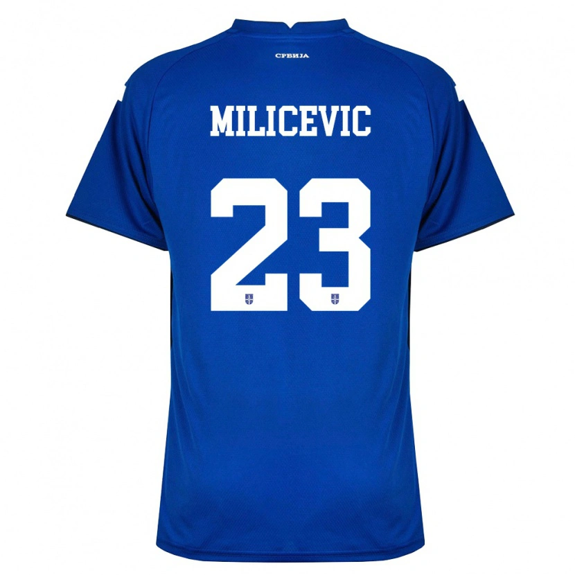 Danxen Women Serbia Andrija Milicevic #23 Navy Red Home Jersey 26-28 T-Shirt