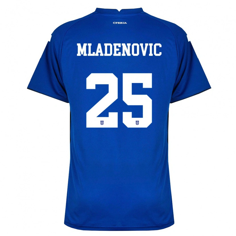 Danxen Women Serbia Filip Mladenovic #25 Navy Red Home Jersey 26-28 T-Shirt
