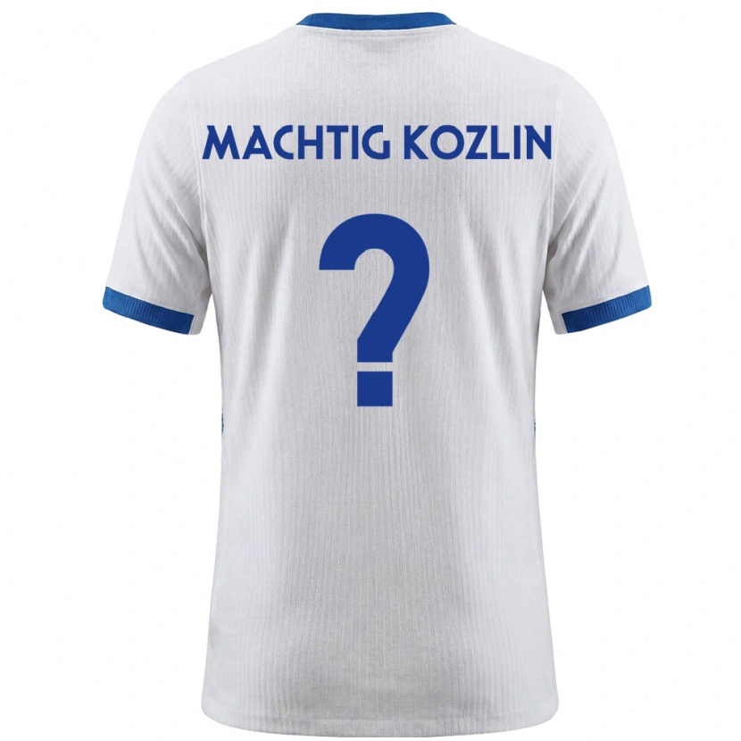 Danxen Women Slovenia Vid Mächtig Kozlin #0 White Blue Home Jersey 26-28 T-Shirt