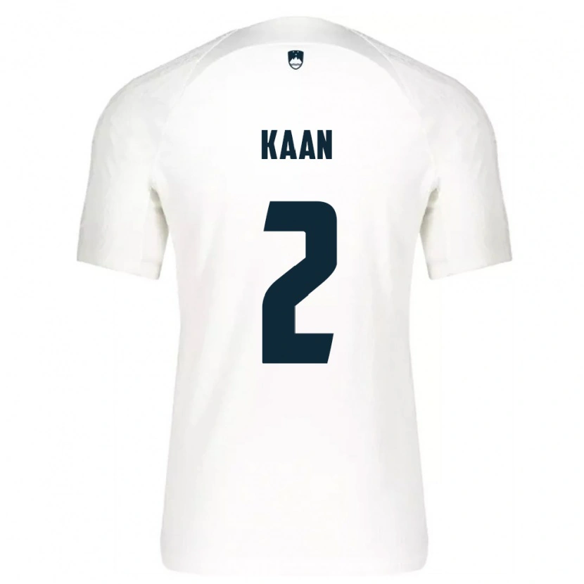 Danxen Women Slovenia Ali Kaan #2 White Blue Home Jersey 26-28 T-Shirt