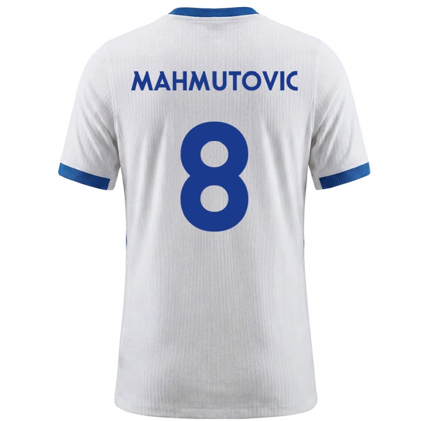 Danxen Women Slovenia Malik Mahmutovic #8 White Blue Home Jersey 26-28 T-Shirt