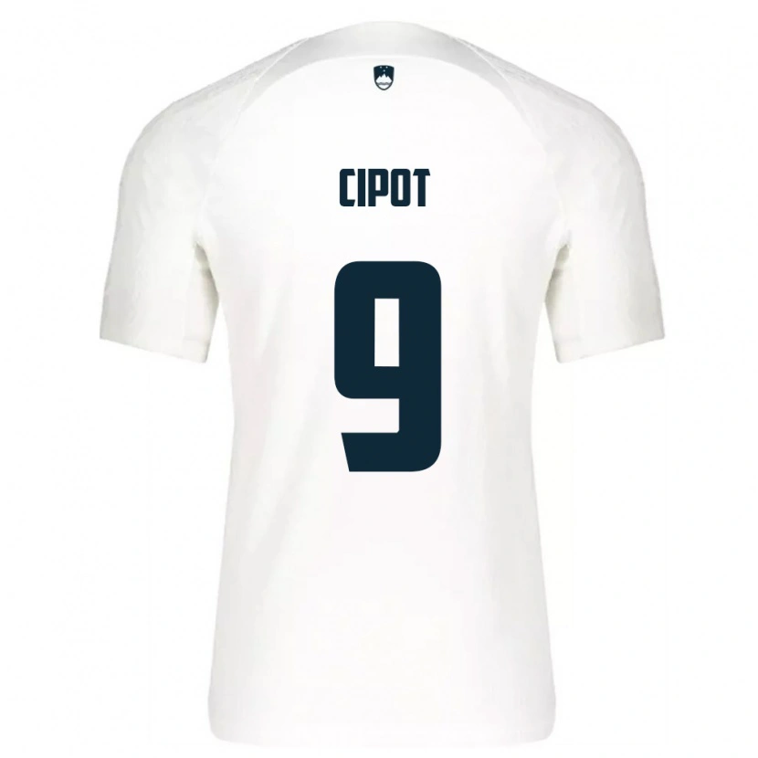 Danxen Women Slovenia Tio Cipot #9 White Blue Home Jersey 26-28 T-Shirt