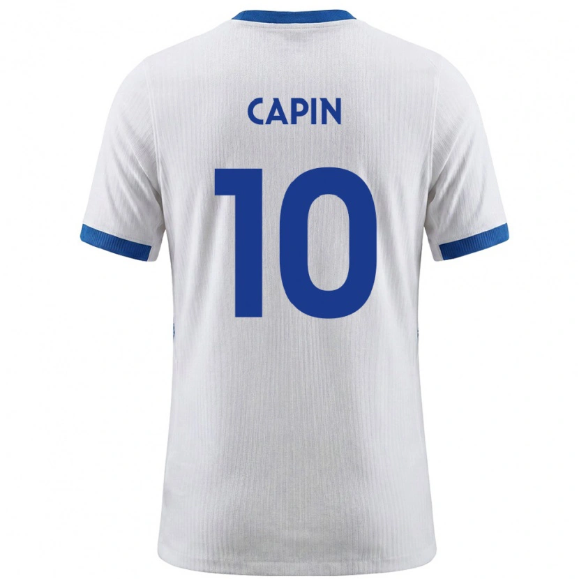 Danxen Women Slovenia Stefan Capin #10 White Blue Home Jersey 26-28 T-Shirt