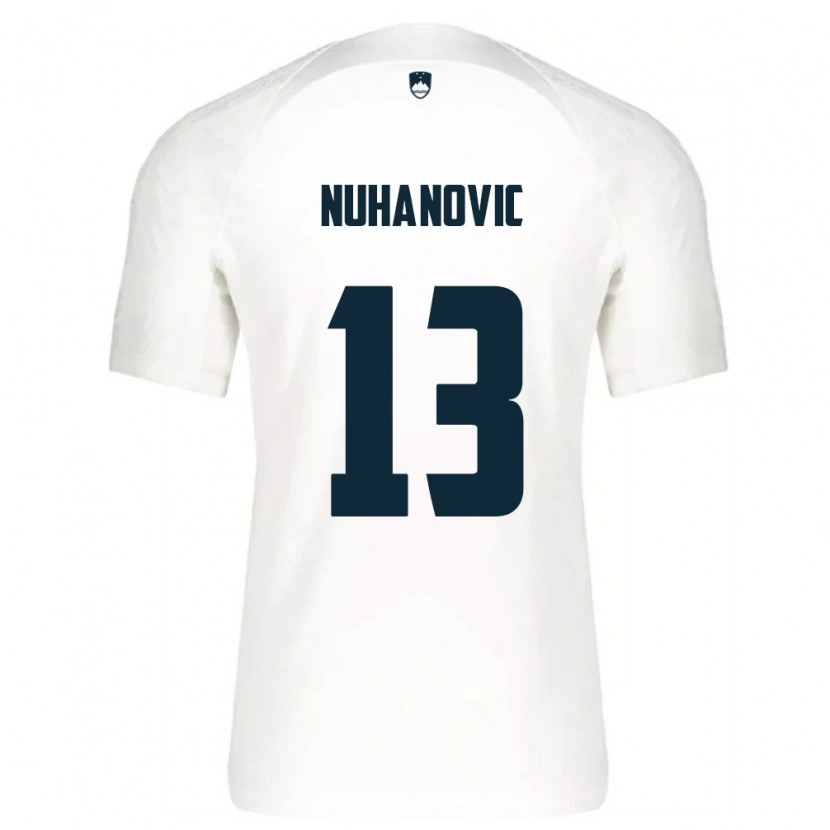 Danxen Women Slovenia Husko Nuhanovic #13 White Blue Home Jersey 26-28 T-Shirt