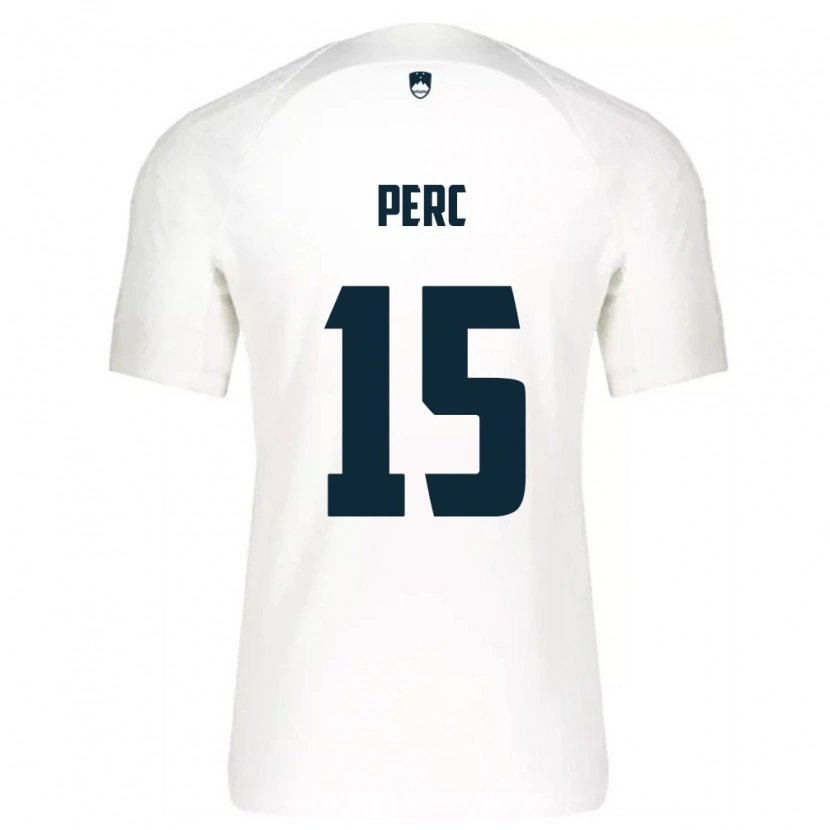 Danxen Women Slovenia Nick Perc #15 White Blue Home Jersey 26-28 T-Shirt