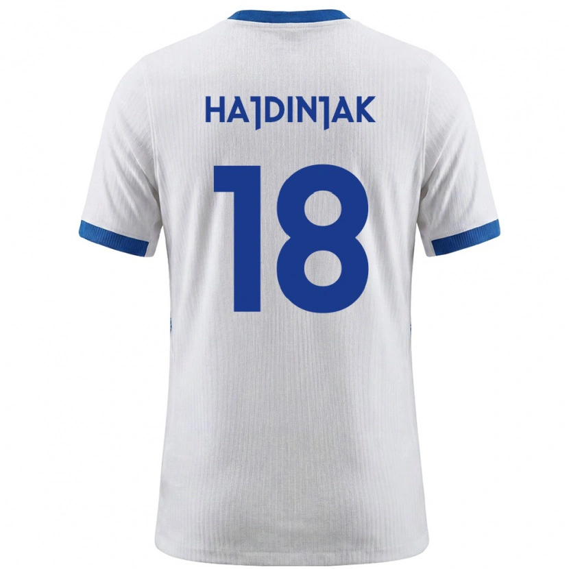 Danxen Women Slovenia Hugo Hajdinjak #18 White Blue Home Jersey 26-28 T-Shirt