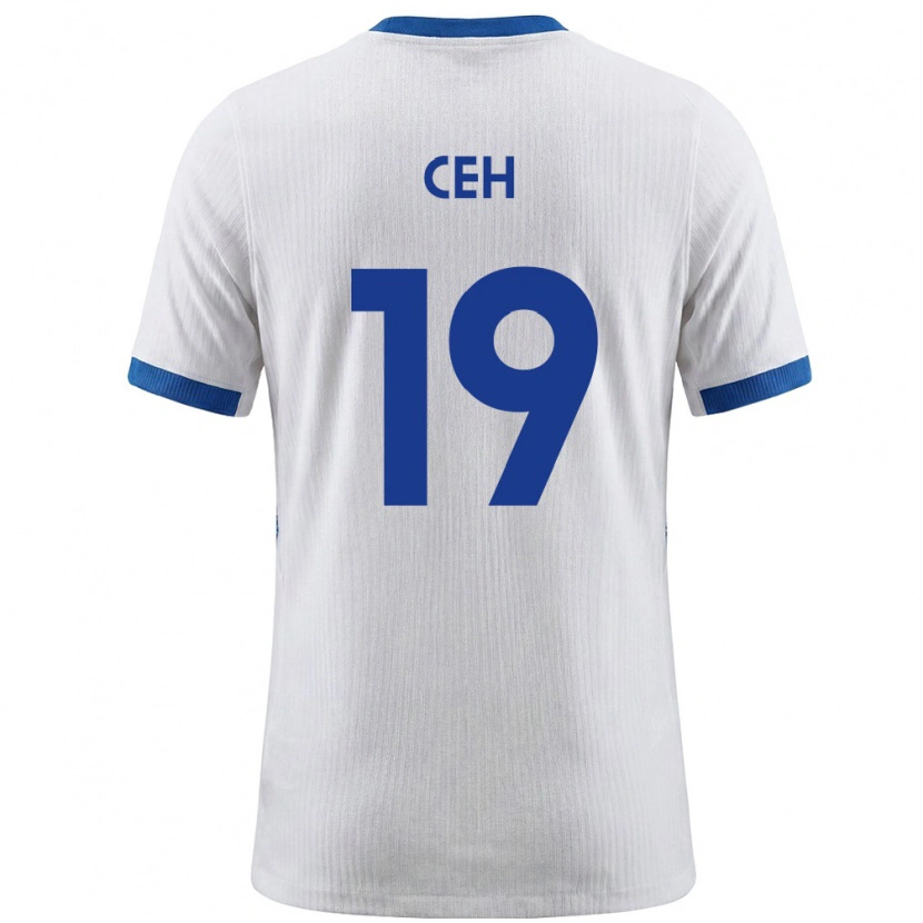 Danxen Women Slovenia Lukas Ceh #19 White Blue Home Jersey 26-28 T-Shirt