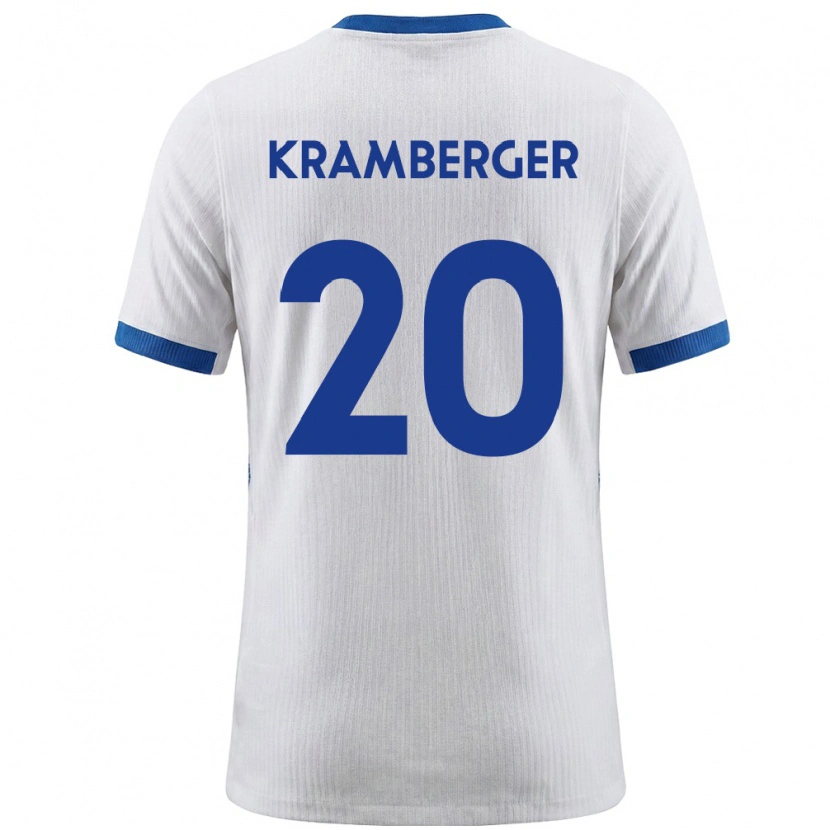 Danxen Women Slovenia Enej Kramberger #20 White Blue Home Jersey 26-28 T-Shirt