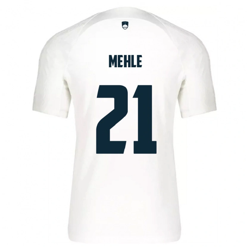 Danxen Women Slovenia Matej Mehle #21 White Blue Home Jersey 26-28 T-Shirt