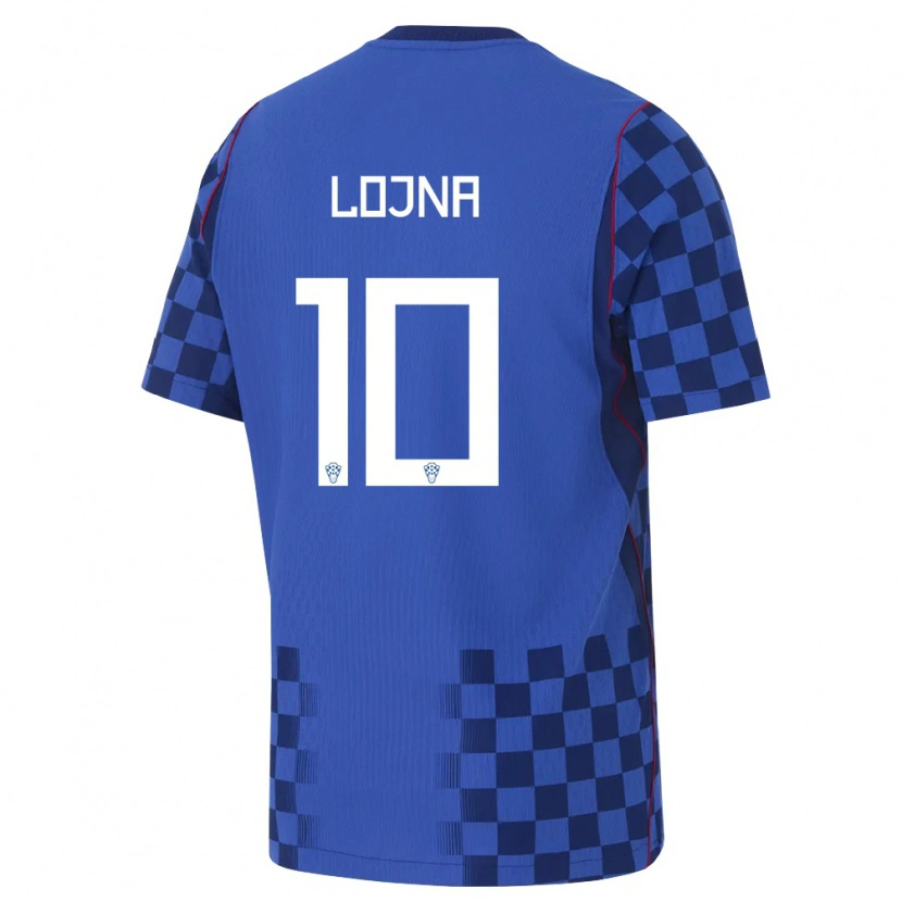 Danxen Women Croatia Izabela Lojna #10 Blue Navy Red Away Jersey 26-28 T-Shirt
