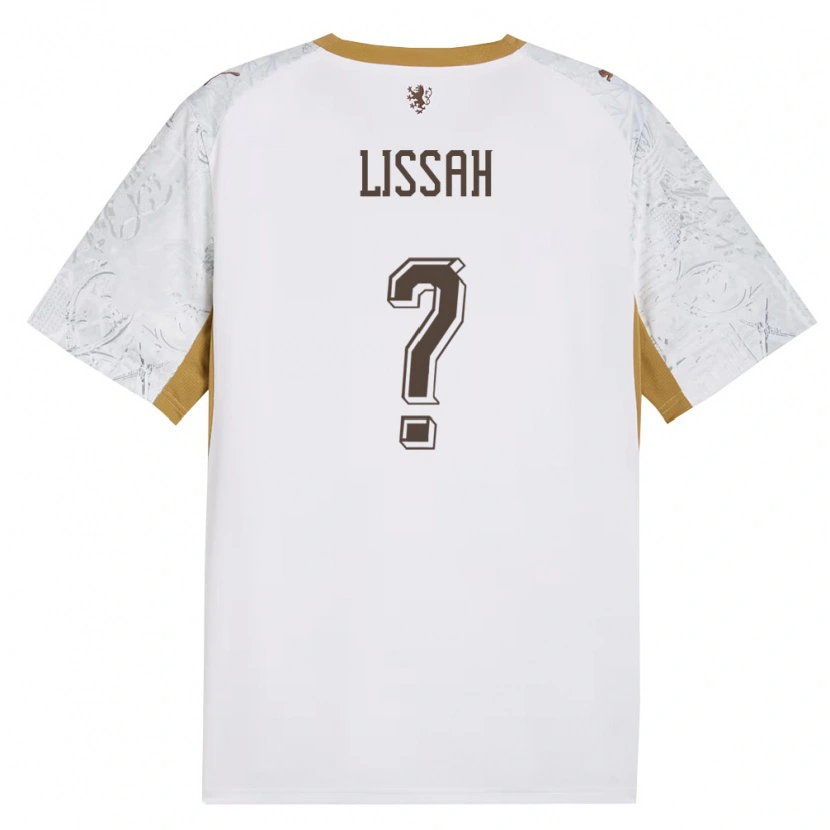 Danxen Women Czech Republic Filip Lissah #0 Off-White Gold Gray Away Jersey 26-28 T-Shirt