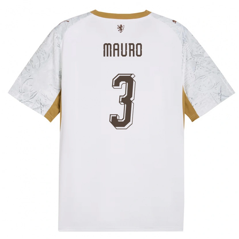 Danxen Women Czech Republic Martin Mauro #3 Off-White Gold Gray Away Jersey 26-28 T-Shirt