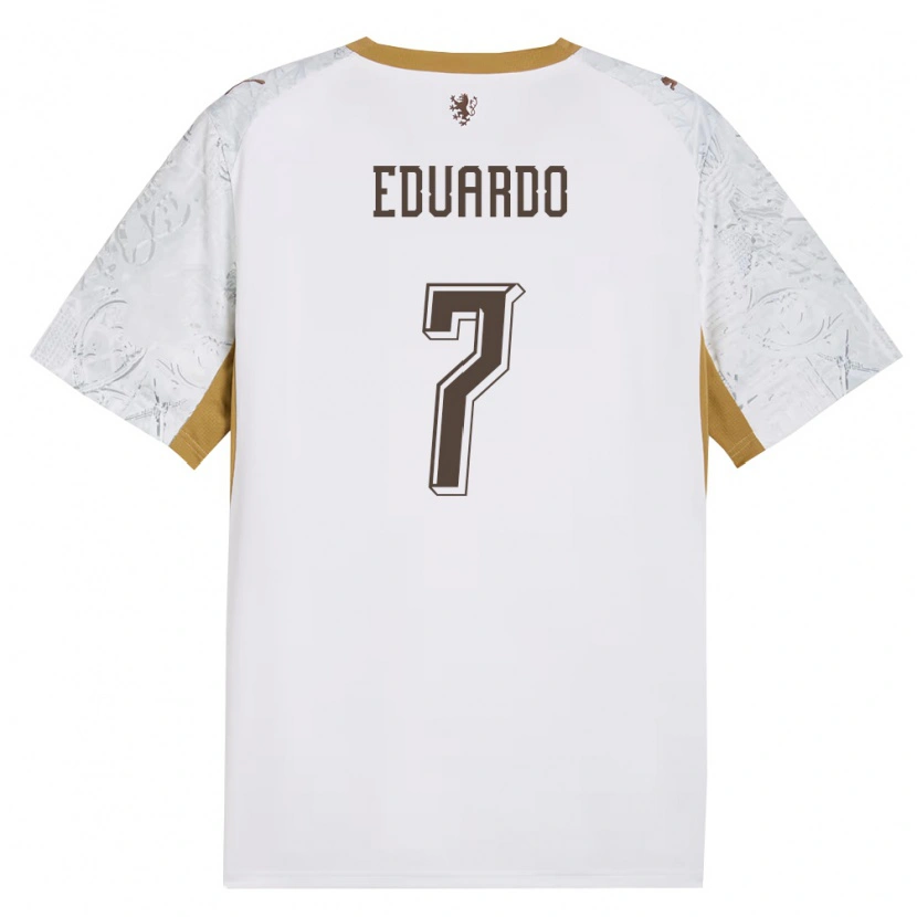 Danxen Women Czech Republic Yannick Eduardo #7 Off-White Gold Gray Away Jersey 26-28 T-Shirt