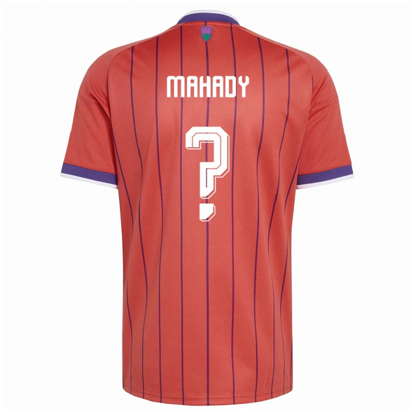 Danxen Women Scotland Rory Mahady #0 Orange Purple Away Jersey 26-28 T-Shirt