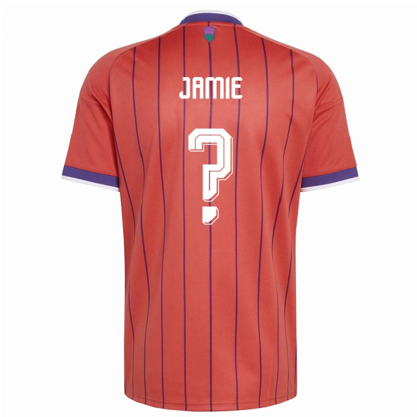 Danxen Women Scotland Jamie Morrison #0 Orange Purple Away Jersey 26-28 T-Shirt
