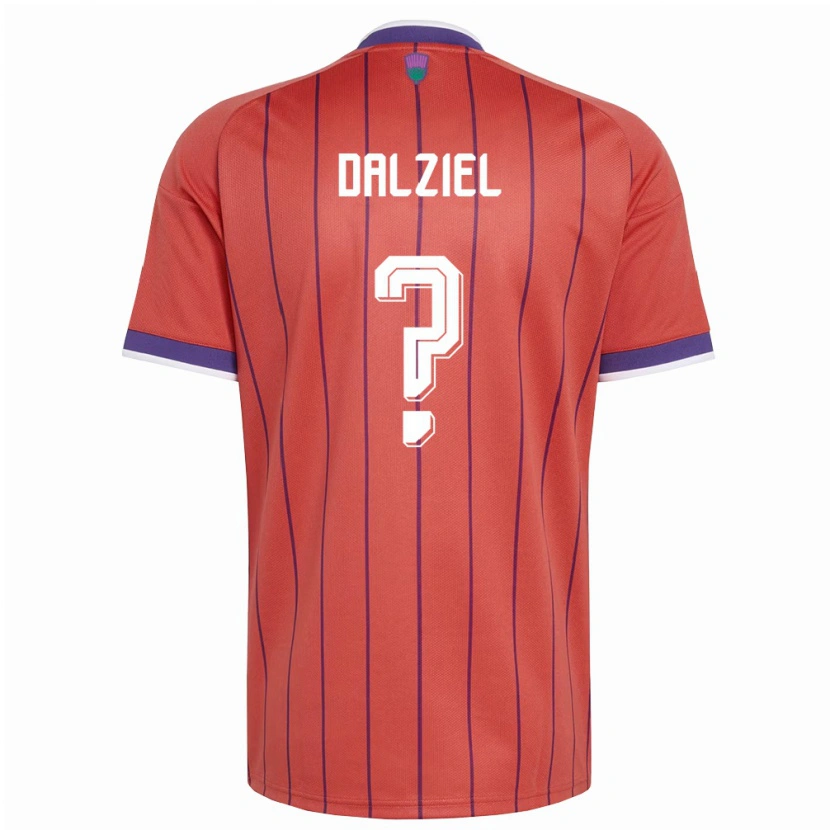 Danxen Women Scotland Jack Dalziel #0 Orange Purple Away Jersey 26-28 T-Shirt