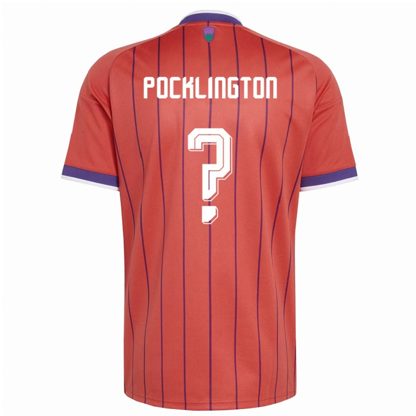 Danxen Women Scotland Max Pocklington #0 Orange Purple Away Jersey 26-28 T-Shirt