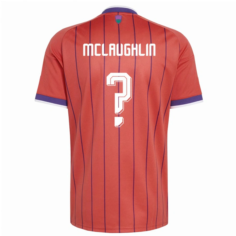 Danxen Women Scotland Harlem Mclaughlin #0 Orange Purple Away Jersey 26-28 T-Shirt