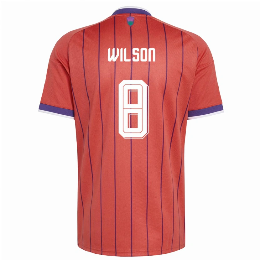 Danxen Women Scotland Stanley Wilson #8 Orange Purple Away Jersey 26-28 T-Shirt