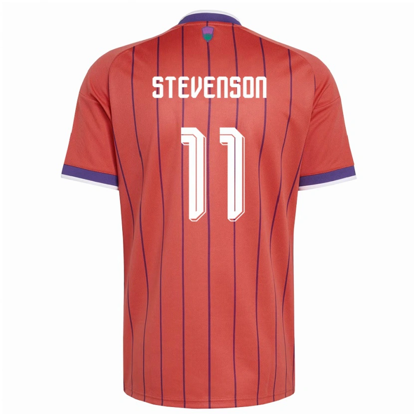 Danxen Women Scotland Gus Stevenson #11 Orange Purple Away Jersey 26-28 T-Shirt