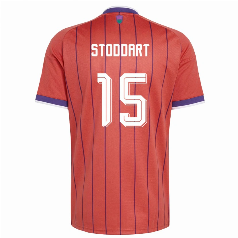 Danxen Women Scotland Ben Stoddart #15 Orange Purple Away Jersey 26-28 T-Shirt