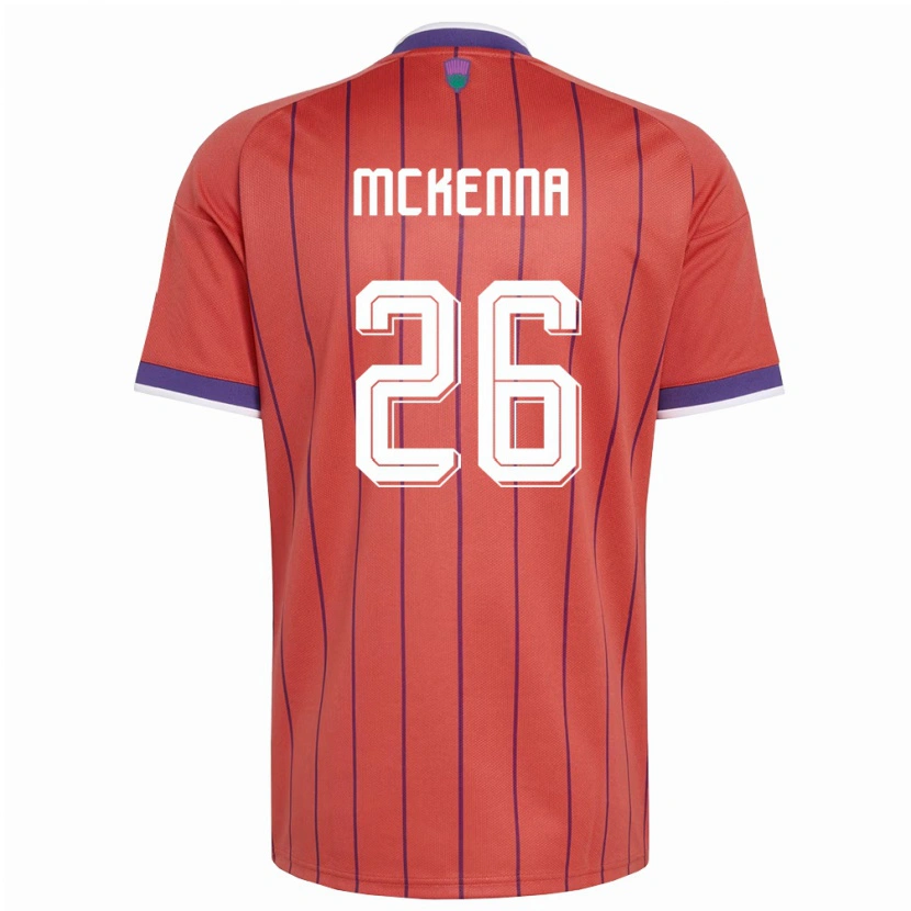 Danxen Women Scotland Scott Mckenna #26 Orange Purple Away Jersey 26-28 T-Shirt