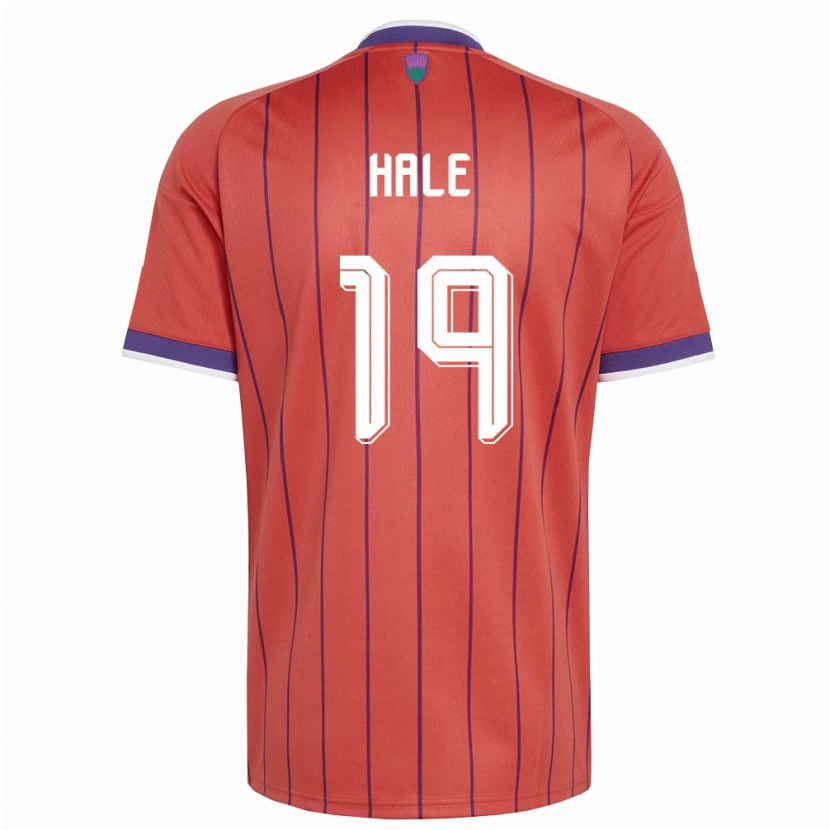 Danxen Women Scotland Finlay Hale #19 Orange Purple Away Jersey 26-28 T-Shirt
