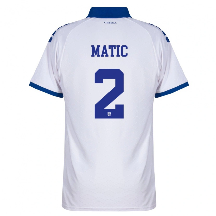 Danxen Women Serbia Boris Matic #2 Navy White Red Away Jersey 26-28 T-Shirt