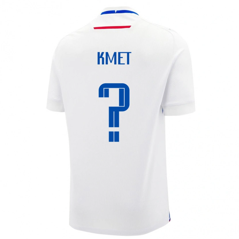 Danxen Women Slovakia Dominik Kmet #0 White Blue Away Jersey 26-28 T-Shirt