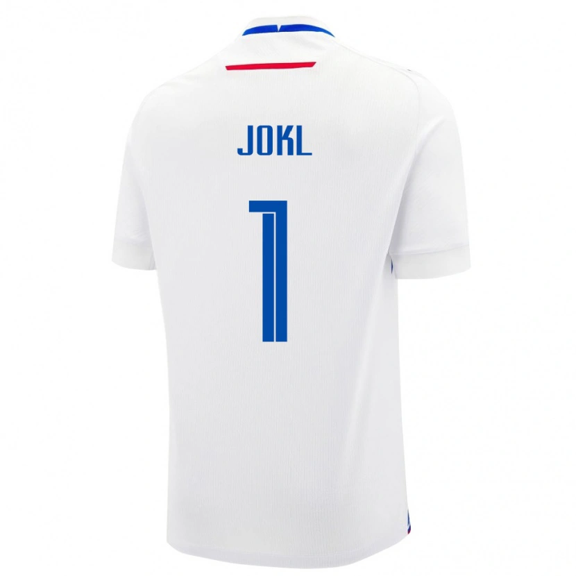 Danxen Women Slovakia Jakub Jokl #1 White Blue Away Jersey 26-28 T-Shirt