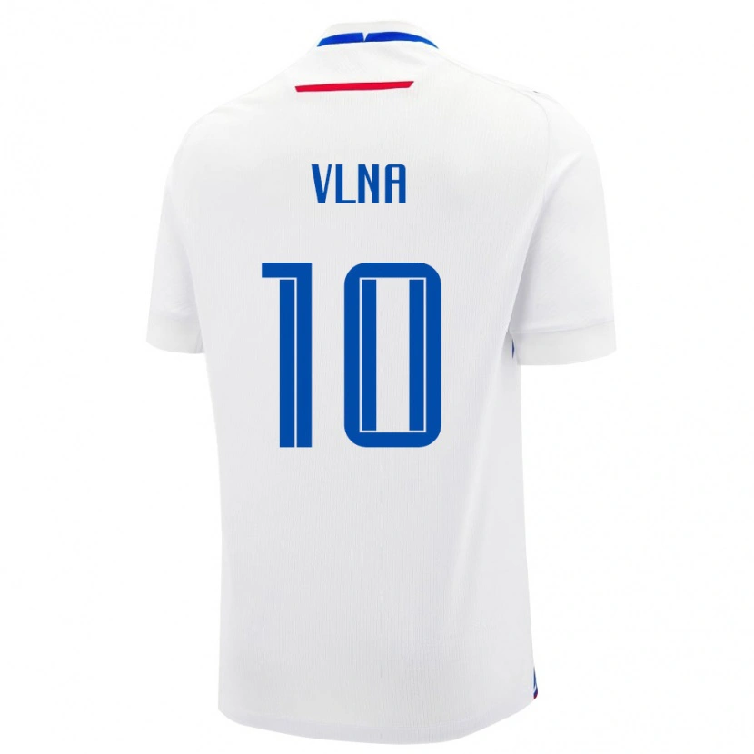 Danxen Women Slovakia Simon Vlna #10 White Blue Away Jersey 26-28 T-Shirt
