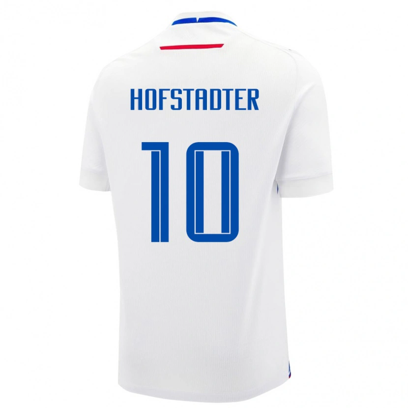 Danxen Women Slovakia Leo Hofstädter #10 White Blue Away Jersey 26-28 T-Shirt