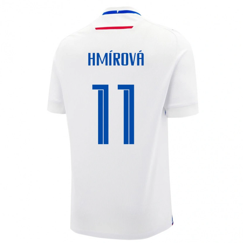 Danxen Women Slovakia Patrícia Hmírová #11 White Blue Away Jersey 26-28 T-Shirt