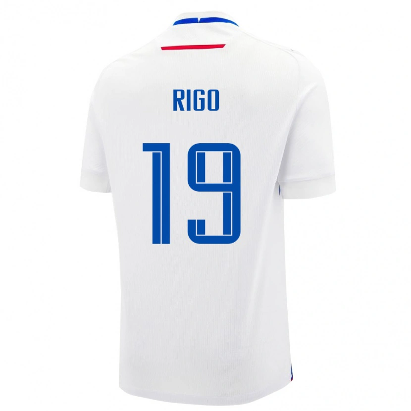 Danxen Women Slovakia Tomas Rigo #19 White Blue Away Jersey 26-28 T-Shirt