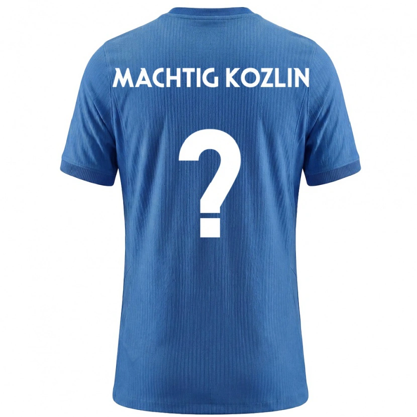 Danxen Women Slovenia Vid Mächtig Kozlin #0 Blue White Away Jersey 26-28 T-Shirt