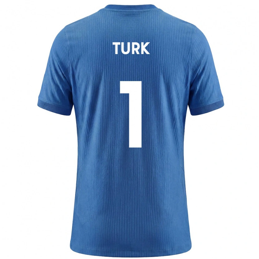 Danxen Women Slovenia Martin Turk #1 Blue White Away Jersey 26-28 T-Shirt