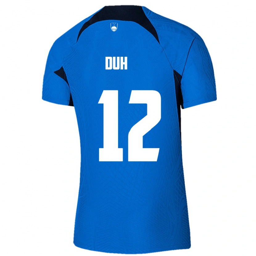 Danxen Women Slovenia Lovro Duh #12 Blue White Away Jersey 26-28 T-Shirt