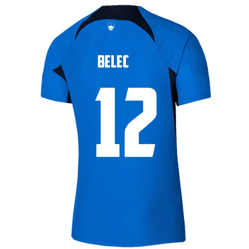 Danxen Women Slovenia Vid Belec #12 Blue White Away Jersey 26-28 T-Shirt