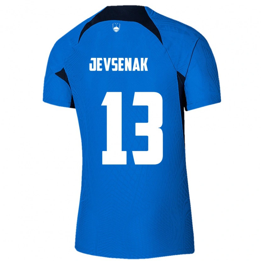 Danxen Women Slovenia Florjan Jevsenak #13 Blue White Away Jersey 26-28 T-Shirt