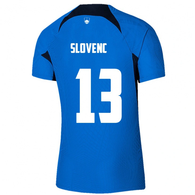 Danxen Women Slovenia Nejc Slovenc #13 Blue White Away Jersey 26-28 T-Shirt