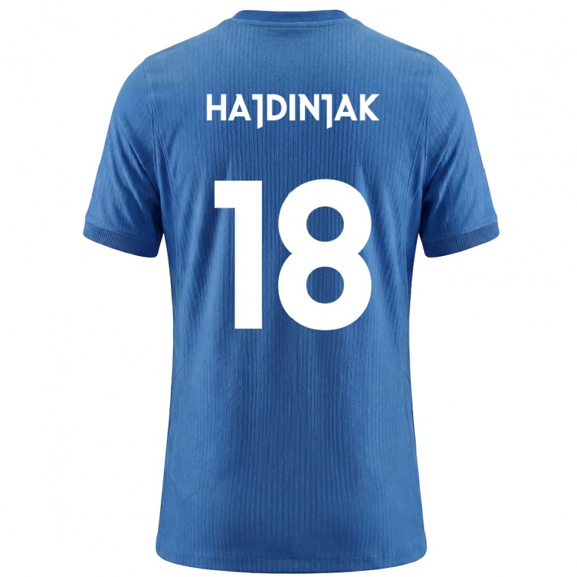 Danxen Women Slovenia Hugo Hajdinjak #18 Blue White Away Jersey 26-28 T-Shirt
