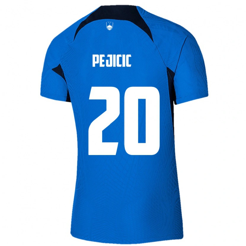 Danxen Women Slovenia David Pejičić #20 Blue White Away Jersey 26-28 T-Shirt