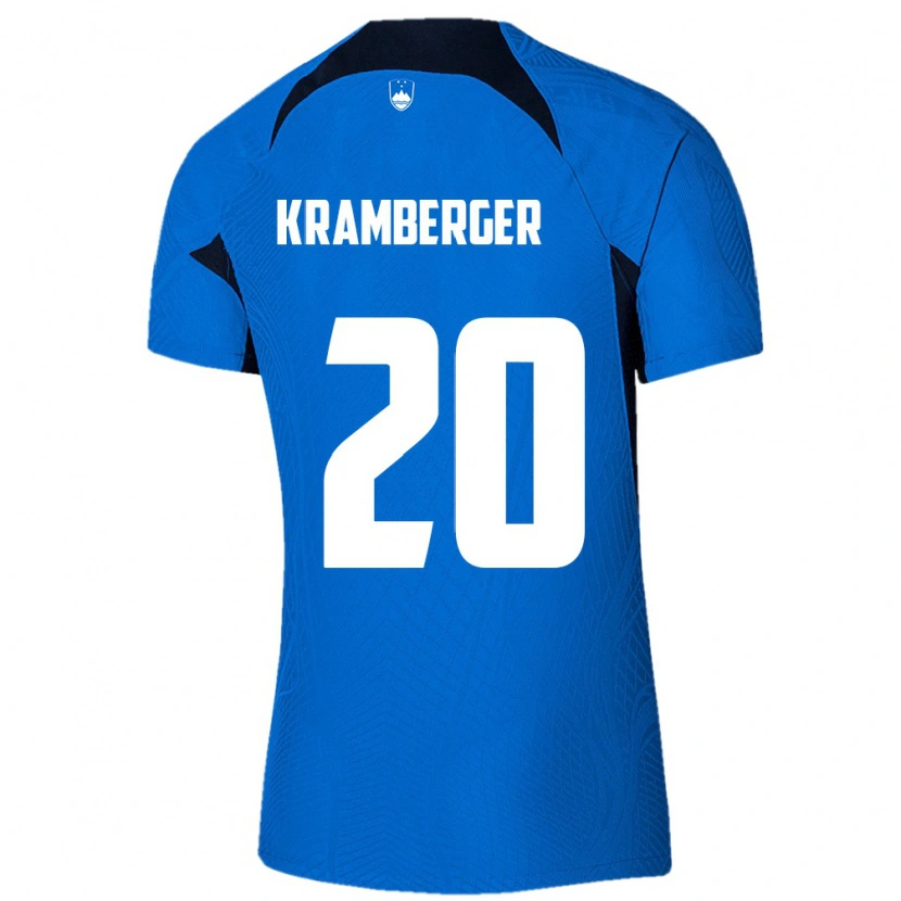 Danxen Women Slovenia Enej Kramberger #20 Blue White Away Jersey 26-28 T-Shirt