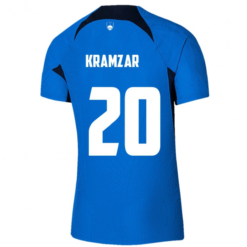Danxen Women Slovenia Zara Kramžar #20 Blue White Away Jersey 26-28 T-Shirt