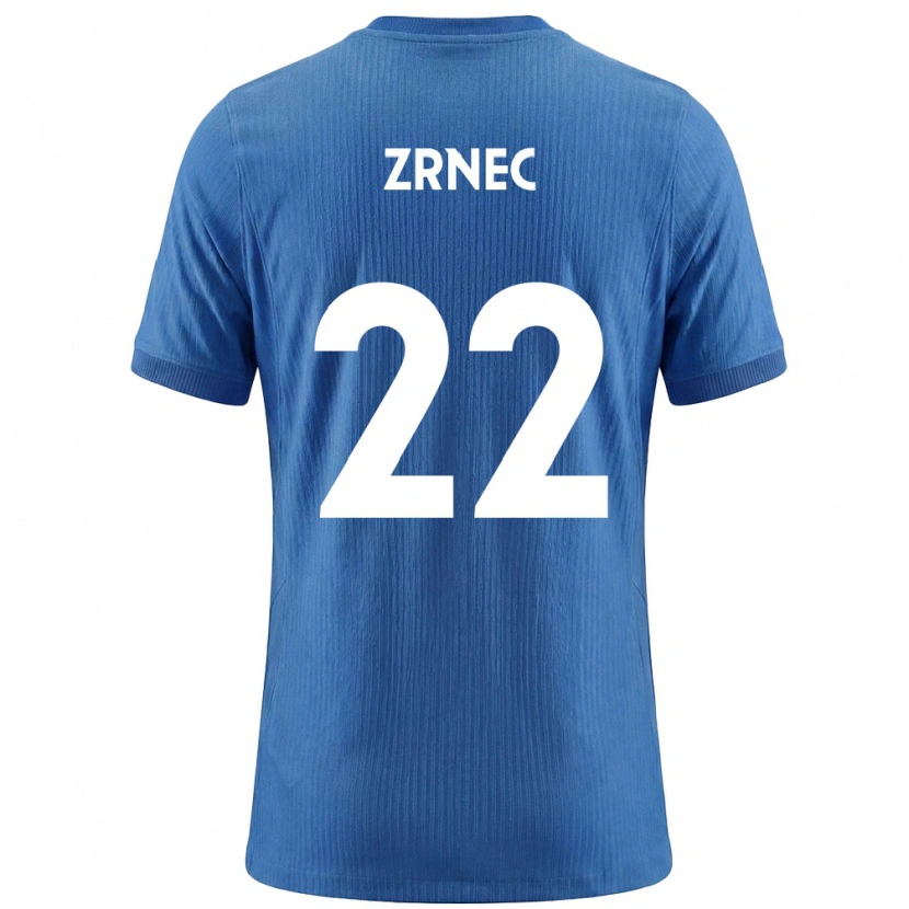 Danxen Women Slovenia Jaka Zrnec #22 Blue White Away Jersey 26-28 T-Shirt