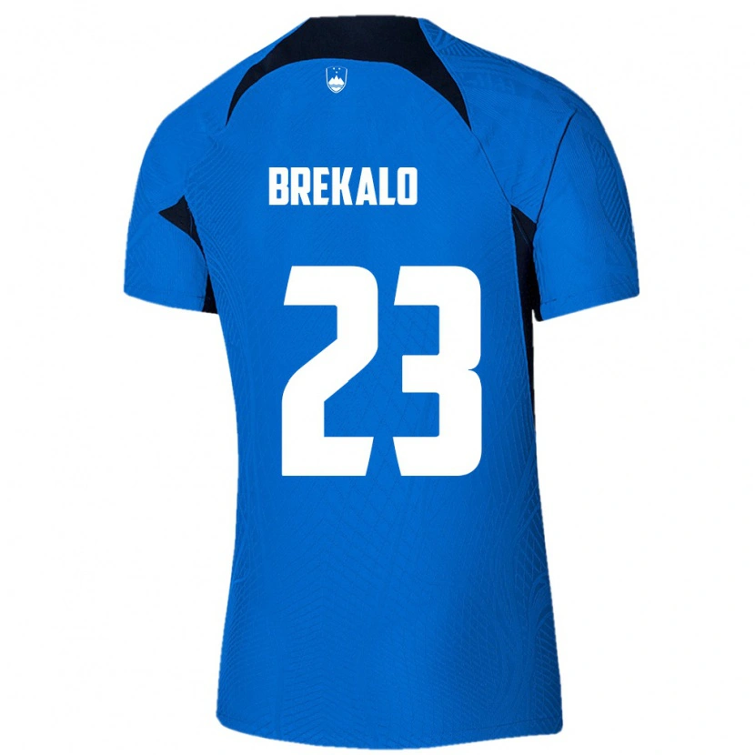 Danxen Women Slovenia David Brekalo #23 Blue White Away Jersey 26-28 T-Shirt